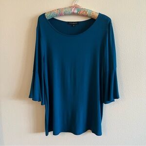 Green Envelope Women’s Bell Sleeve Top
